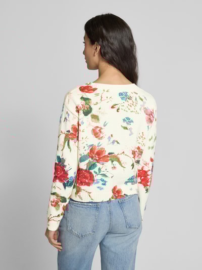 Weekend Max Mara Strickpullover mit Rundhalsausschnitt Modell 'DENIS' Weiss 5