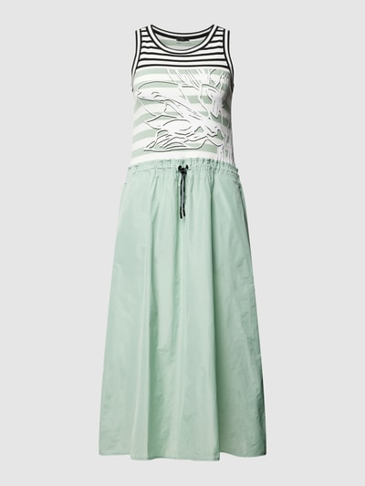 Marc Cain Midi-jurk met all-over motief Mintgroen - 2