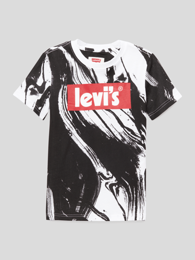 Levi’s® Kids T-shirt met labelprint Wit - 1