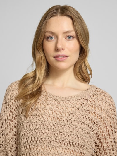 B.Young Strickpullover mit Fledermausärmeln Modell 'MARAX' Sand 3