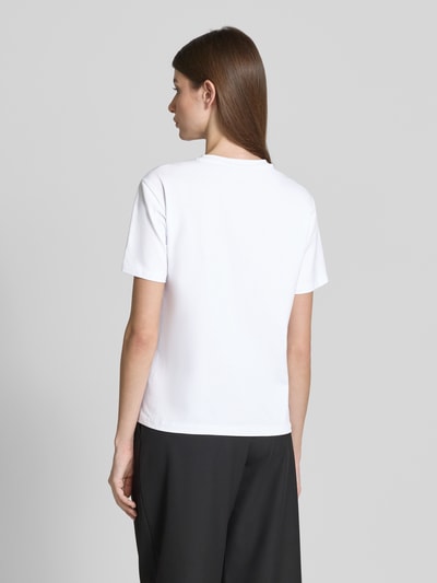 Vila T-shirt met motiefprint, model 'NORA' Offwhite - 5