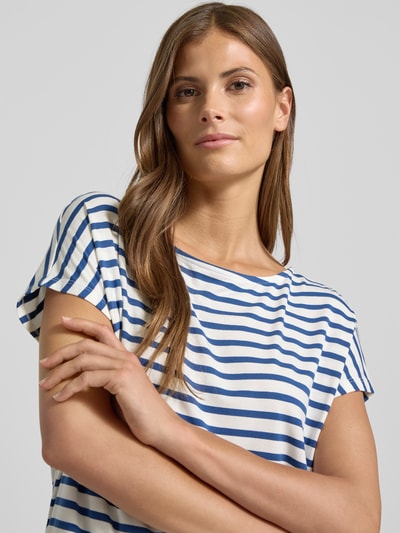 s.Oliver RED LABEL T-shirt o kroju relaxed fit z mieszanki wiskozy Oceaniczny 3