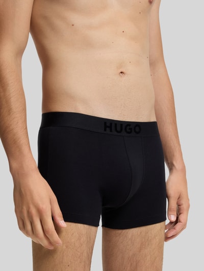 HUGO Trunks mit Logo-Bund Black 2