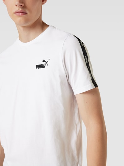 Puma T-shirt met galonstrepen Wit - 3
