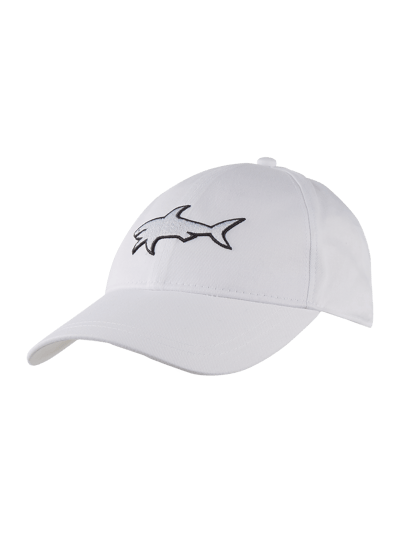 Paul & Shark Basecap mit Logo-Aufnäher  Weiss 1