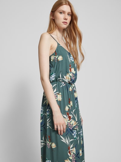 Only Sukienka midi z kwiatowym wzorem model ‘NOVA’ Trzcinowy 3