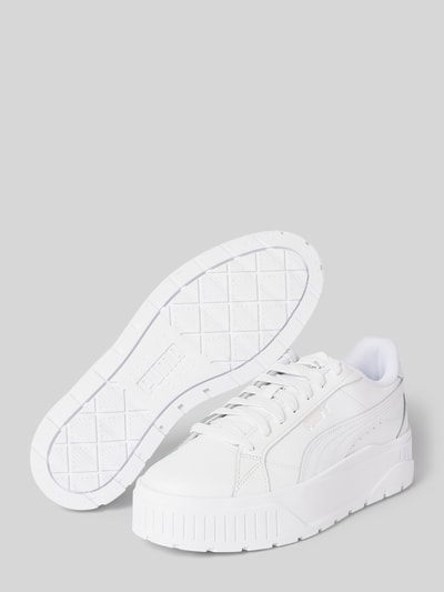 Puma Sneaker aus Leder-Mix Modell 'Karmen' Weiss 4