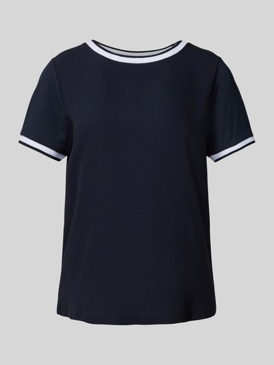 MORE & MORE T-Shirt mit Kontraststreifen Marine 2