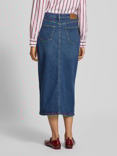 Lauren Ralph Lauren Jeansrock im 5-Pocket-Design Modell 'MAHLAN' Jeansblau 5