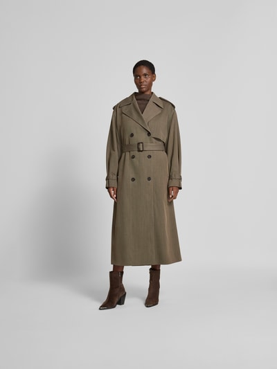 Filippa K Trenchcoat mit Reverskragen Hellbraun 4