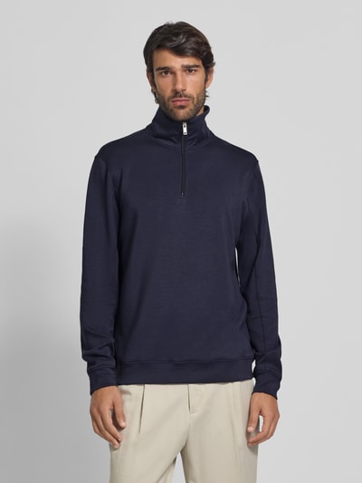 Matinique Sweatshirt mit Stehkragen Modell 'kade' Marine 4