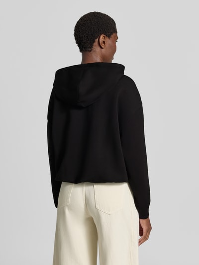 Armani Exchange Relaxed Fit Hoodie mit Viskose-Anteil Black 5