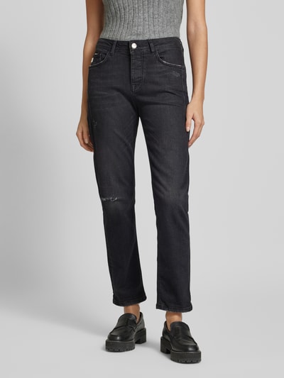 Goldgarn Relaxed Fit Jeans im Destroyed-Look Graphit 4