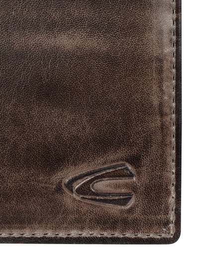 camel active Portemonnaie aus Leder im Retro-Look  Black 2