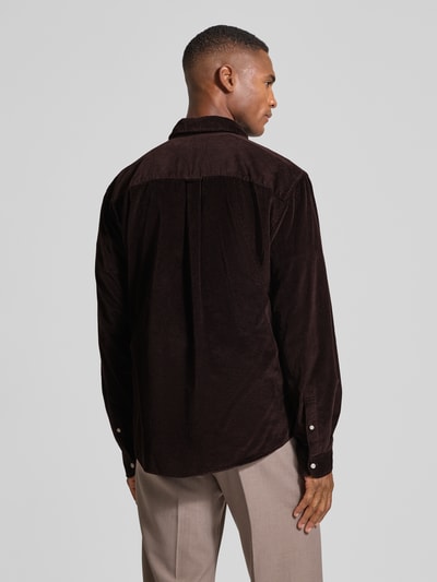 MCNEAL Vrijetijdsoverhemd met knoopsluiting Chocoladebruin - 5