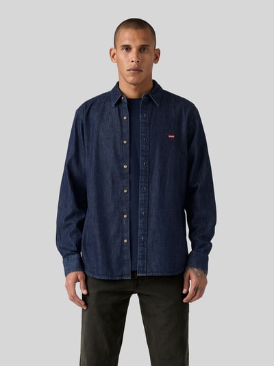 Levi's® Koszula jeansowa z czystej bawełny w kroju regular fit Ciemnoniebieski 4