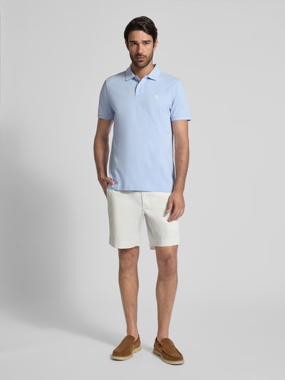 MCNEAL Poloshirt mit Label-Stitching Hellblau 1