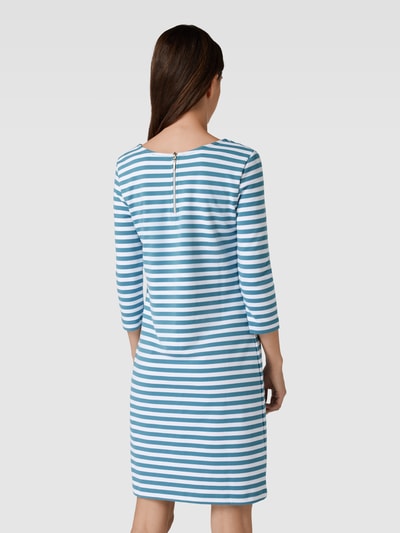 Montego Mini-jurk met streepmotief Rookblauw - 5