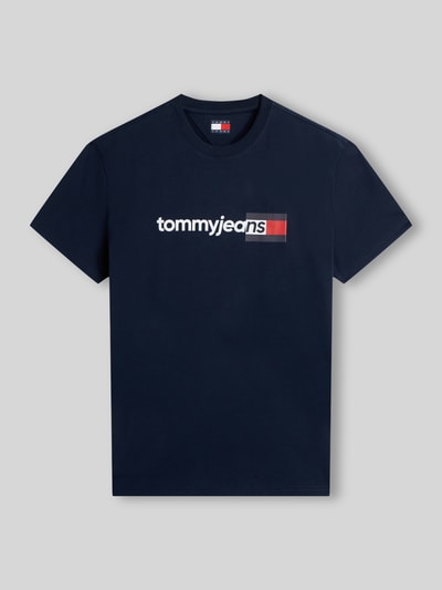 Tommy Jeans Regular Fit T-Shirt aus reiner Baumwolle Marine 2