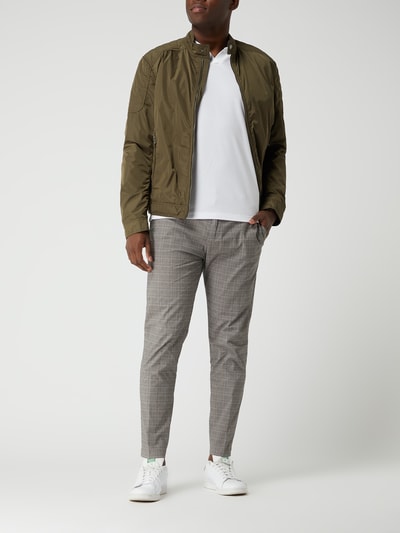 Cinque Pantalon met verkorte pijpen en stretch, model 'Cijuno' Taupe gemêleerd - 1