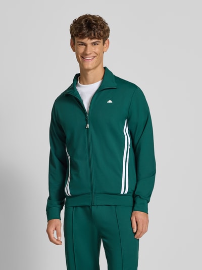 Ellesse Trainingsjack met opstaande kraag, model 'TOSCIANA' Donkergroen - 4