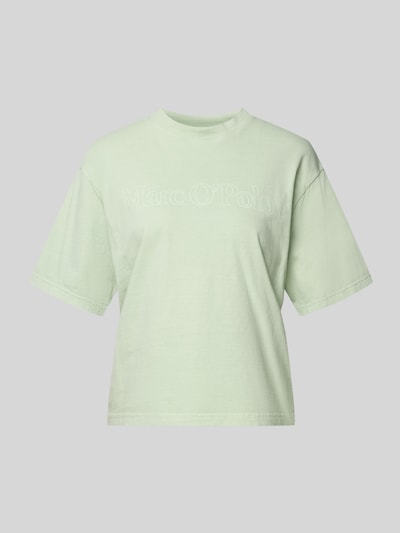 Marc O'Polo Boxy Fit T-Shirt aus reiner Baumwolle Gruen 2