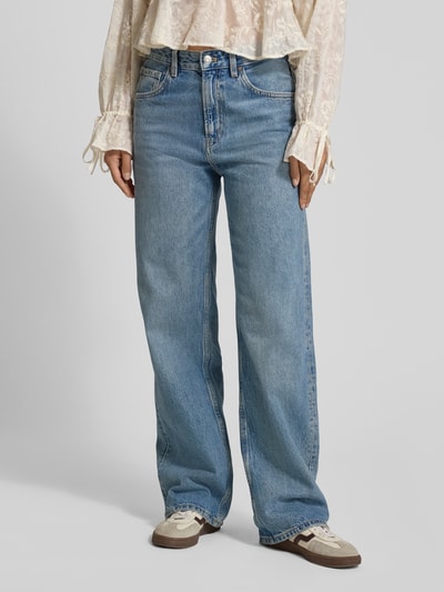 Mango Loose Fit Jeans im 5-Pocket-Design Modell 'MIAMI' Jeansblau 4