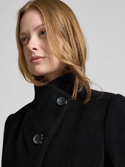 Milo Coats Płaszcz wełniany z domieszką kaszmiru model ‘NADA’ Czarny 3