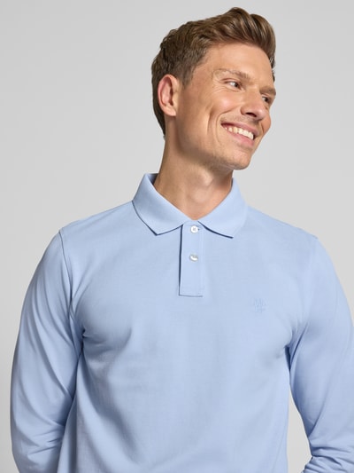 MCNEAL Regular Fit Poloshirt mit Label-Stitching Hellblau 3
