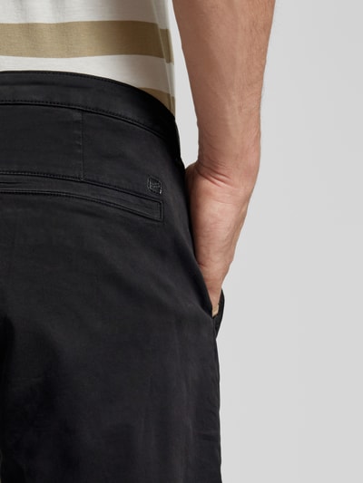 Casual Friday Chino-Shorts mit Eingrifftaschen Black 3