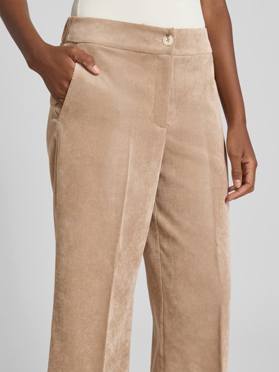 OPUS Straight leg broek met steekzakken, model 'Misha lane' Camel - 3