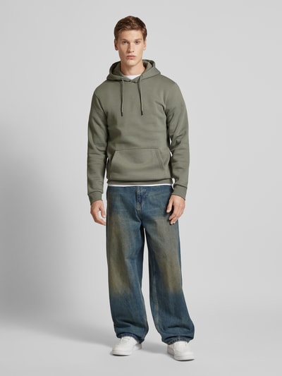 Only & Sons Hoodie met licht verbrede schouders, model 'CERES LIFE' Lichtgrijs - 1