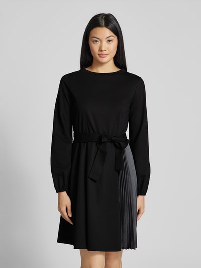 Weekend Max Mara Knielanges Kleid mit Taillengürtel Modell 'RIVIERA' Black 4