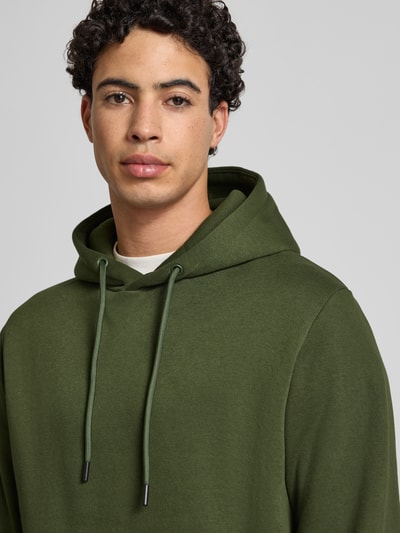 Jack & Jones Bluza z kapturem model ‘BRADLEY’ Oliwkowy 3