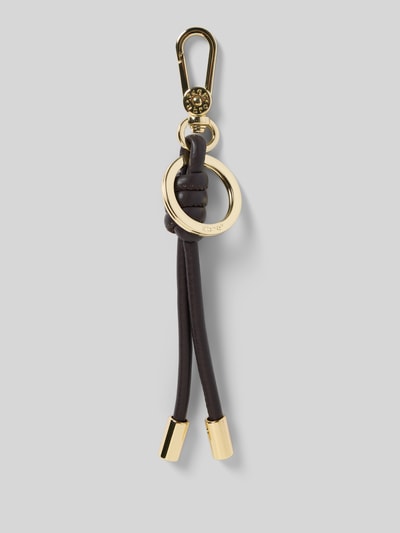 Abro Hanger met reliëflogo, model 'Dalia' Donkerbruin - 1