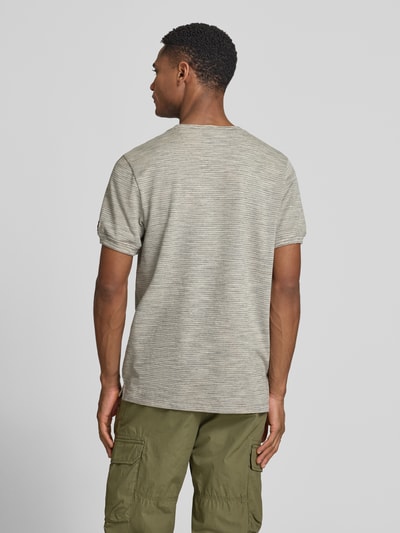 camel active T-shirt met ronde hals Jeansblauw - 5