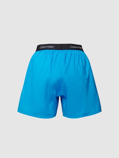 Calvin Klein Underwear Regular Fit Shorts mit elastischem Label-Bund Modell '1996' Blau 3