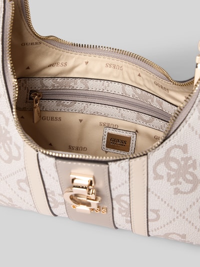 Guess Torebka z detalem z logo model ‘ERENIA’ Kamienny 5