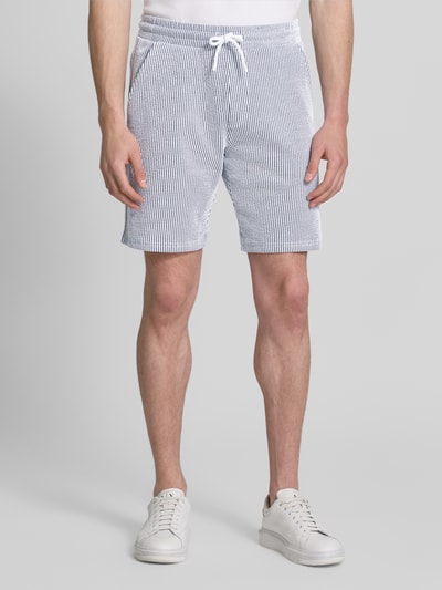 MCNEAL Sweatshorts mit elastischem Bund und Kordelzug Dunkelblau 4