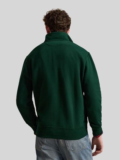 Polo Ralph Lauren Sweatshirt mit Troyerkragen Dunkelgruen 5