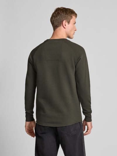 G-Star Raw Regular Fit Longsleeve in Strick-Optik Modell 'Jirgi' Anthrazit 5