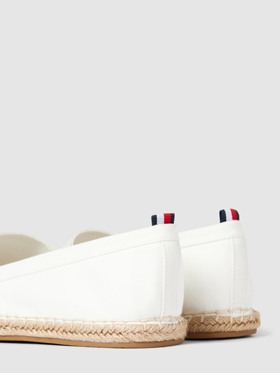 Tommy Hilfiger Espadryle z wyhaftowanym logo model ‘BASIC TOMMY’ Écru 2