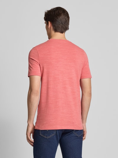 s.Oliver RED LABEL Regular fit T-shirt van katoenmix Oudroze - 5