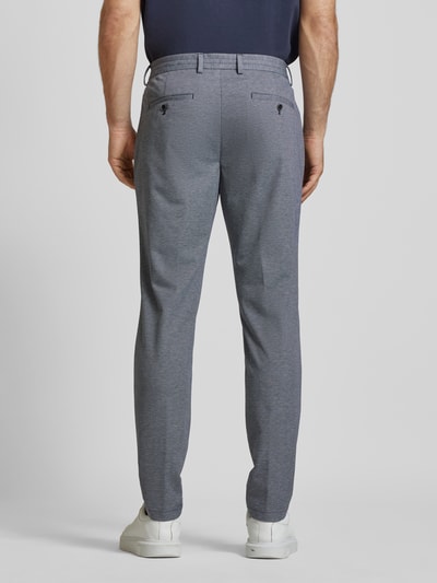 s.Oliver BLACK LABEL Slim fit jogger pants voor naar kantoor Blauw - 5