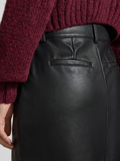 Vila Midirok met Franse steekzakken, model 'DAGMAR' Zwart - 3