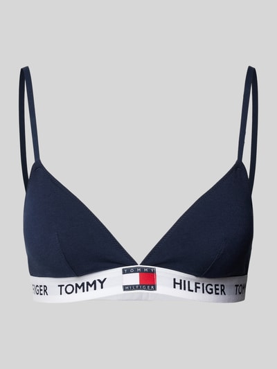 TOMMY HILFIGER Triangel-BH mit Label-Bund Dunkelblau 1