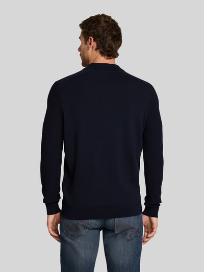 Tom Tailor Regular fit pullover met polokraag Marineblauw - 5