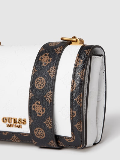 Guess Umhängetasche mit Allover-Logo-Muster Weiss 3