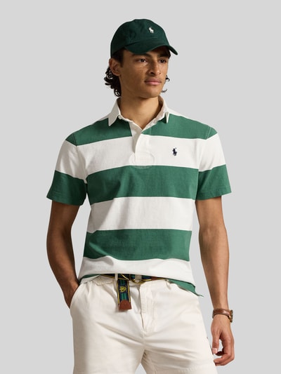 Polo Ralph Lauren Regular Fit Poloshirt aus reinem Baumwoll-Jersey Gruen 4