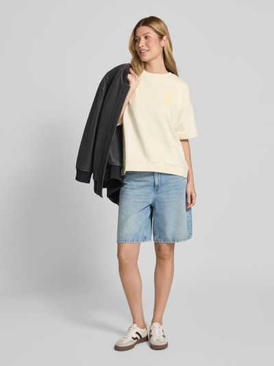 Armedangels Oversized Sweatshirt aus reiner Baumwolle Offwhite 1